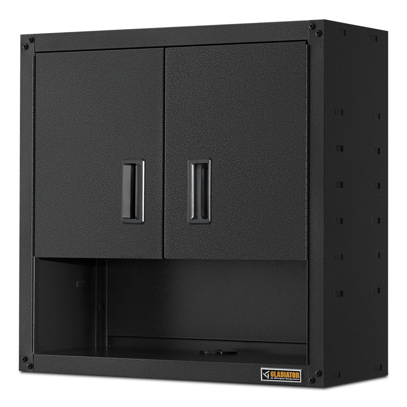 Ready-To-Assemble 3/4 Door Wall Gearbox, Black