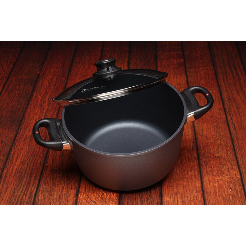 Swiss Diamond 8.5-qt. Stock Pot with Lid, 5.5 Quarts