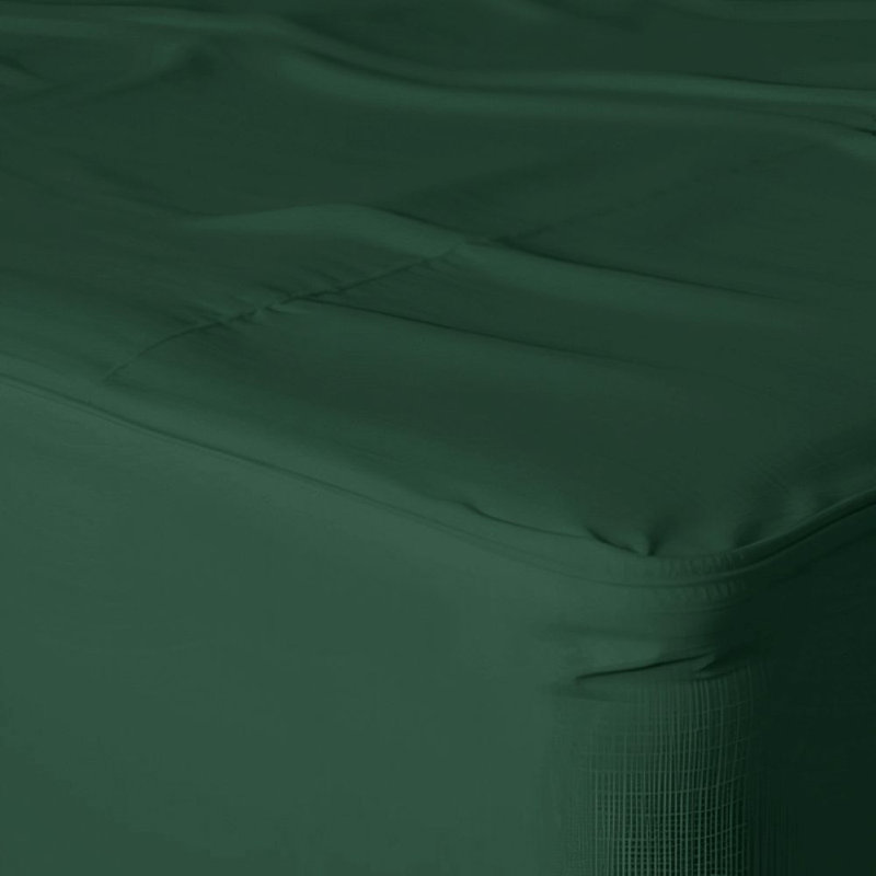 Paul's Microfibre Super Soft Brushed Deep Fitted Bed Sheet, Green, Single (3')