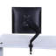 Bureau Apexdesk universel à hauteur ajustable avec accoudoir simple pour moniteur - fixation Vesa avec pince en C et base de montage - pour écran jusqu'à 32 pouces - supporte jusqu'à 20 lb