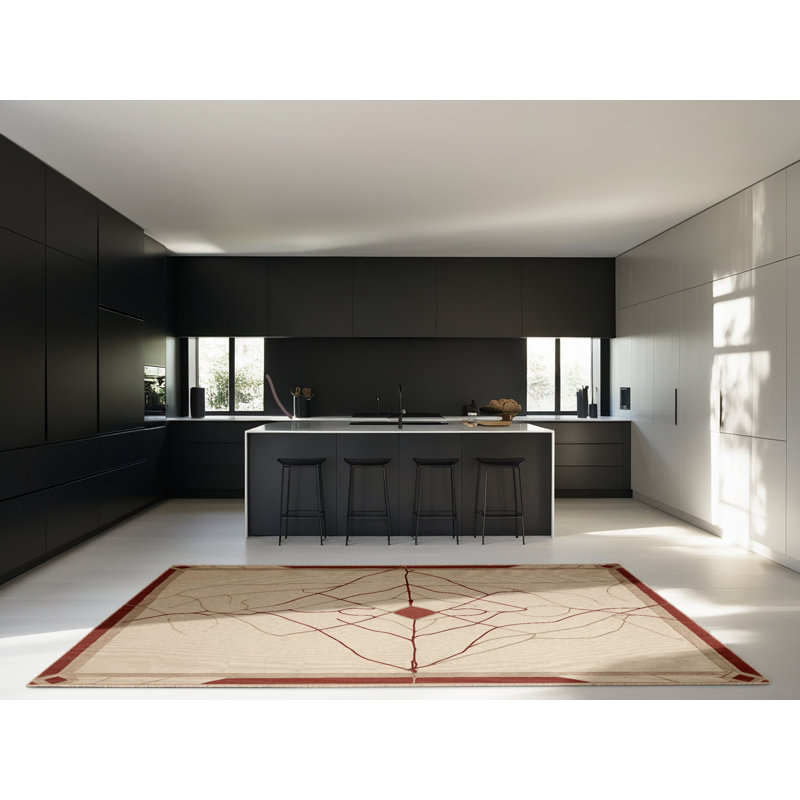 Linear Echoes Rug, Rectangle 6' x 9'