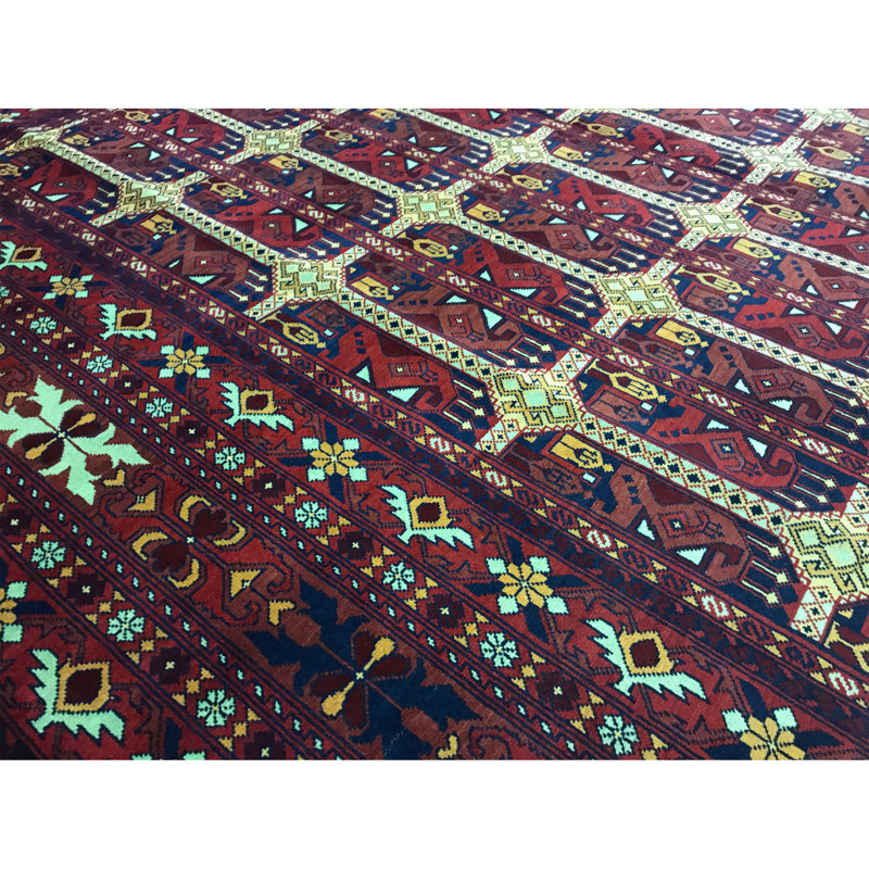 Afghan Wool Southwestern Area Rug