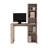 Oiwa Computer Desk with Bookcase and Cabinet