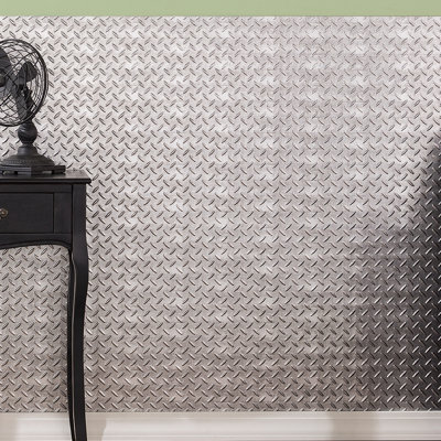 FASÄDE Diamond Plate Decorative Vinyl 4'X8' Wall Panel