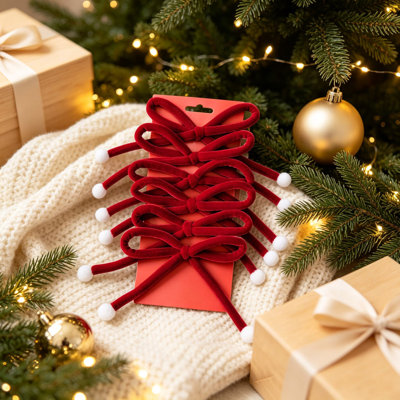 Christmas Decor Christmas Tree Bow Decoration Christmas  Decorative Pendant