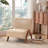Upholstered Accent Chair with Wooden Legs-204001010
