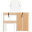 Cascio Dressing Table Set with Mirror-68483409
