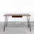 Mayo Solid Wood Steel Writing Desk-428760867