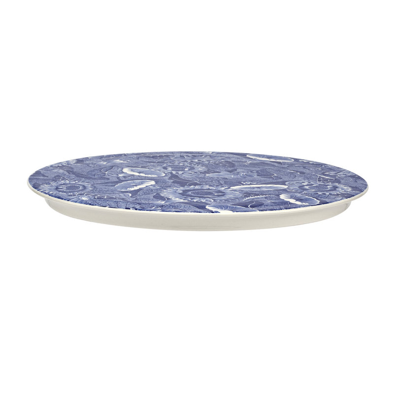 Spode Blue Room Cheese Plate&Knife 11" Sunflwr
