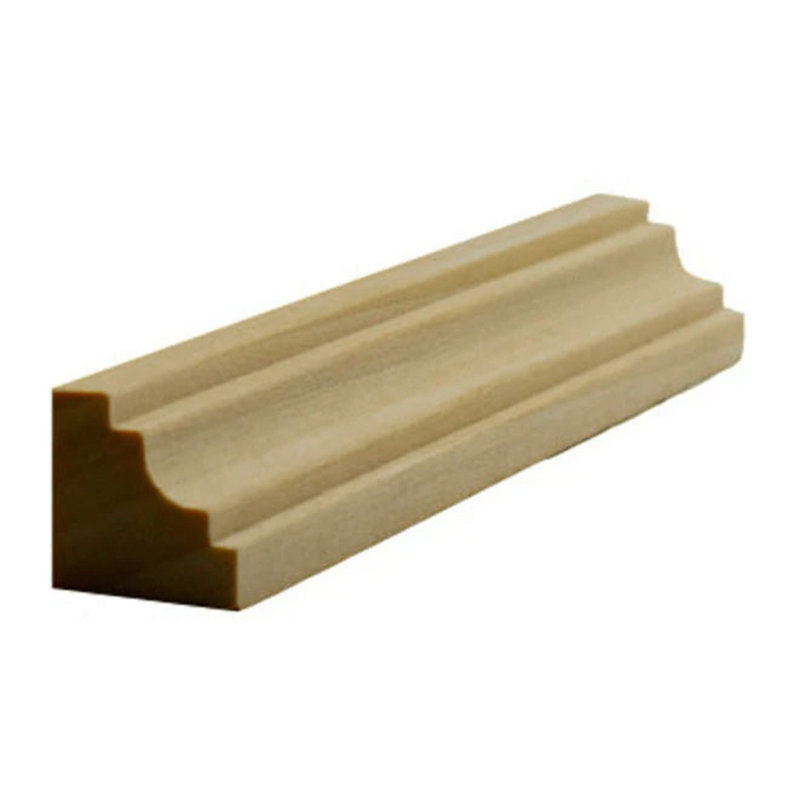 Moulure en corniche 3/4 po x 3/4 po EWCC14 Sans finition, L 0,75 po x H 0,75 po x P 42 po, Peuplier