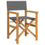 Ensemble de 2 chaises de réalisateur, bois de teck, polyester-547986785-775336860