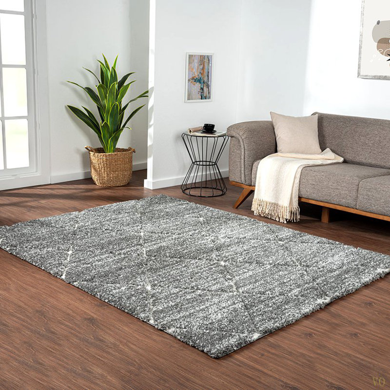 Tapis à motif de treillis Talas, Rectangle 5 pi x 7 pi