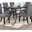 Table de salle à manger rectangulaire avec étagère de rangement, table de cuisine