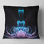 Coussin décoratif floral à fleurs fractales-30611637-30611641