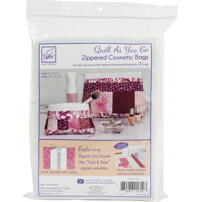 Ensemble de sac à cosmétiques avec courtepointe Zippity-Do-Done de June Tailor