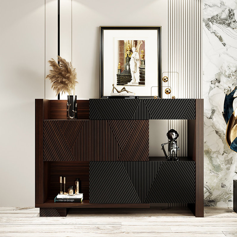 Armoire d'extension cloisonnée de style italien, Black/Brown