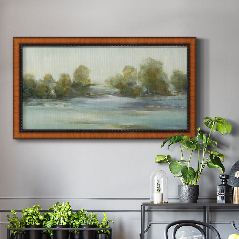 Impression sur toile tendue, "Cadre apaisant III", H 25 po x l 45 po x P 1 po