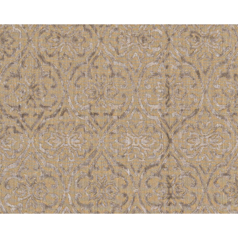 Wool Moroccan Area Rug in Gold