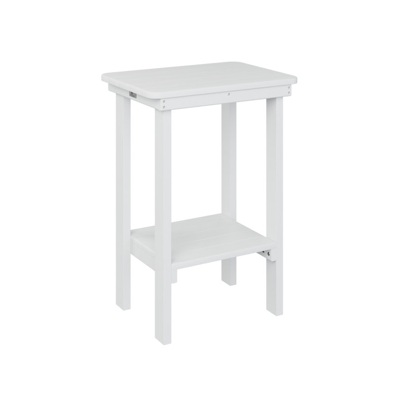 Berlin Gardens Rectangular End Counter Table, White