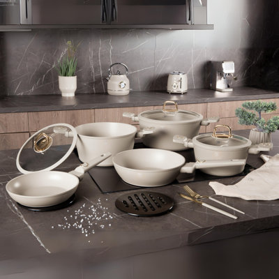 10 - Piece Non-Stick Aluminum Cookware Set