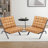 Zamire 25.4'' Wide Genuine Leather Lounge Chair-1300613086