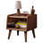 Pure Solid Wood Bedside Cabinet, Modern Simple Nightstand, Storage Cabinet-1587787585