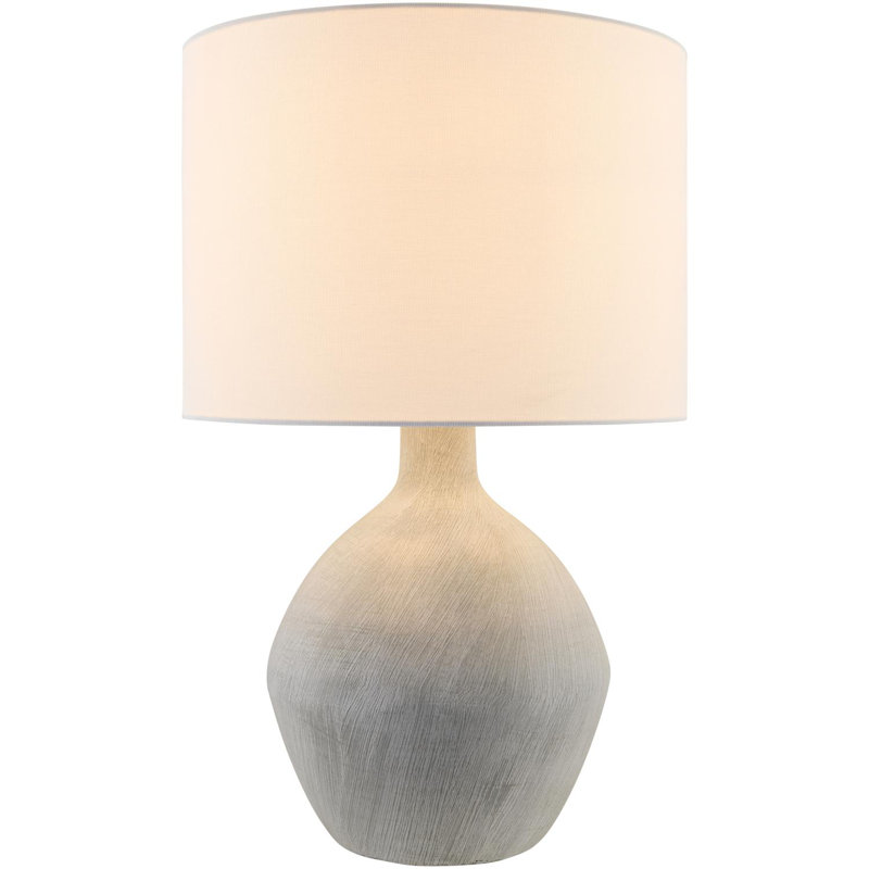 Hirotada Table Lamp, Gray, White