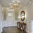 4-light Golden Flush Mount