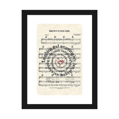«Brown Eyed Girl», reproduction d'impression