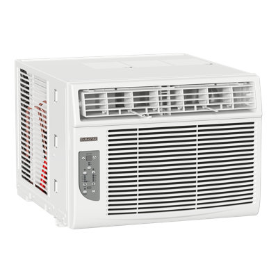 Durastar 8,000 BTU 115V Window Air Conditioner with 3500 BTU Supplemental Heating and Remote Control