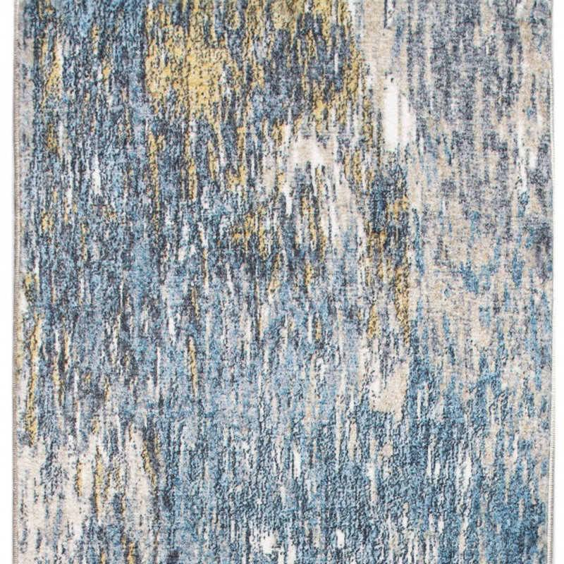 Abstract Indoor Rug, Runner 2' x 7'