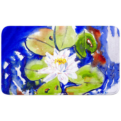 Lily Pad Flower Bath Mat