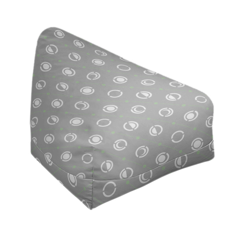 Housse de sac de pois, Décoration verte / blanc, H 38 po x l 42 po x P 29 po, Bourre en polyester