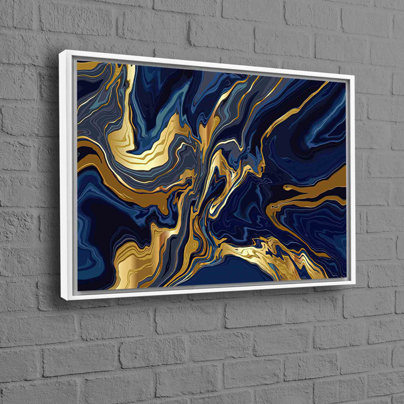 Print on Canvas, White, Framed Print without Mat, 40 cm H x 60 cm W