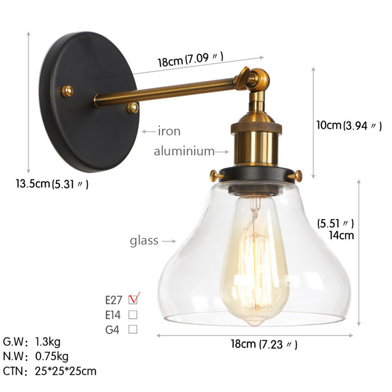Crafton Iron Swing Arm Sconce