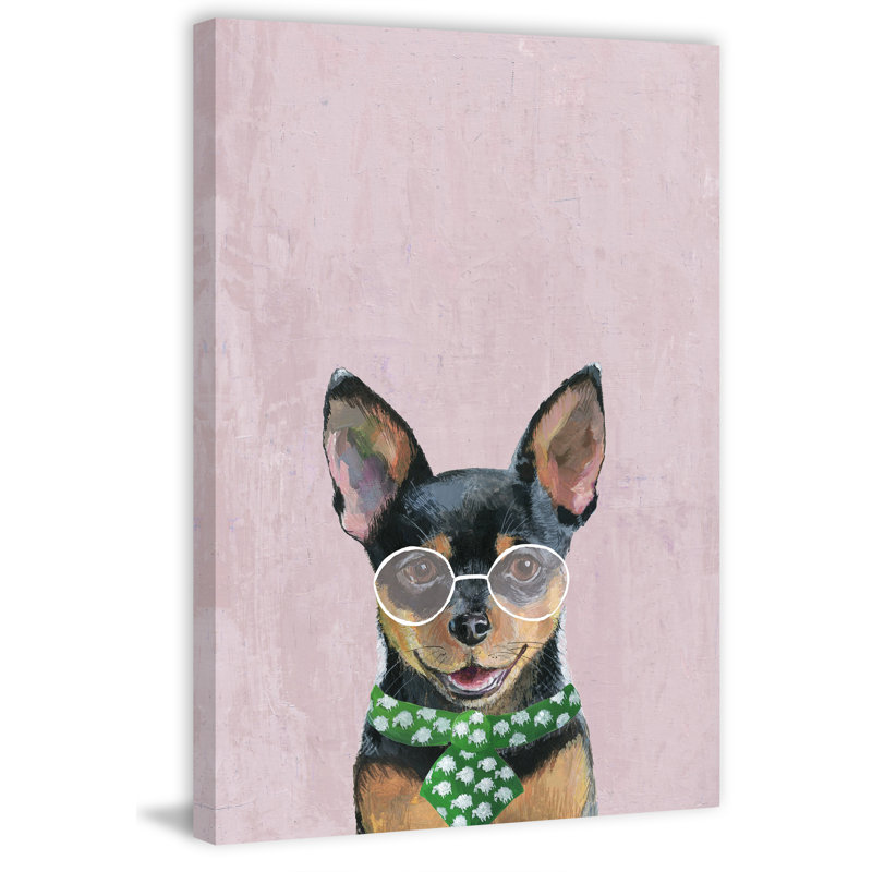 «Formal Puppy», reproduction sur toile tendue, H 12 po x l 8 po x P 1,5 po