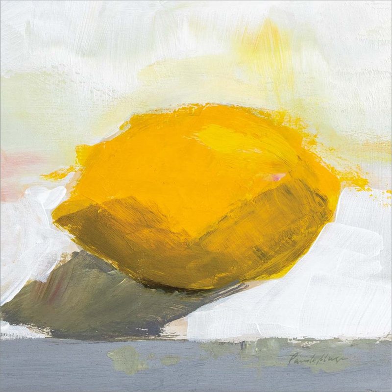 «Lemon Still Life» par Pamela Munger - peinture sur toile sans cadre