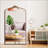 Full Length Mirror 36X66 Inch With Ornate Arched Metal Frame, Perfect For Dressing And Decor In Any Room