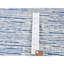 Tapis bleu / ivoire en laine noué à la main de conception unique 2 pi x 3 pi Fredenburg