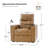 Lapin Genuine Leather Dual Motor Home Theater Power Recliner with Adjustable Power Headrest-101331401