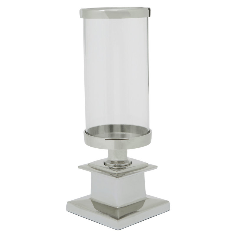 Stainless Steel Tabletop Hurricane, Silver