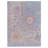 Pacific Ushak Wool Weft 48x10 Blue / Ivory Transitional Hand Knotted Rug
