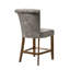 Chaise rembourrée sophistiquée à hauteur de comptoir