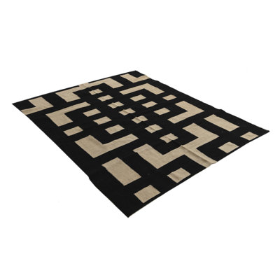 5'5 x 6'4 Ponce Black Rug