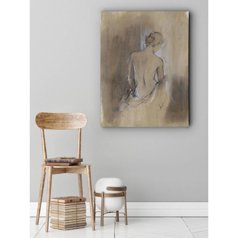 «Draped Figure II», reproduction d'art sur toile tendue, H 30 po x l 40 po x P 1,5 po