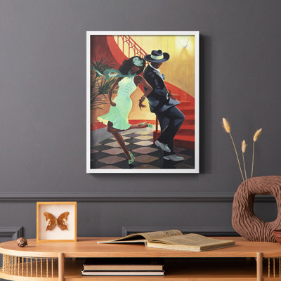 Night Out IV Framed Print - Solid Wood