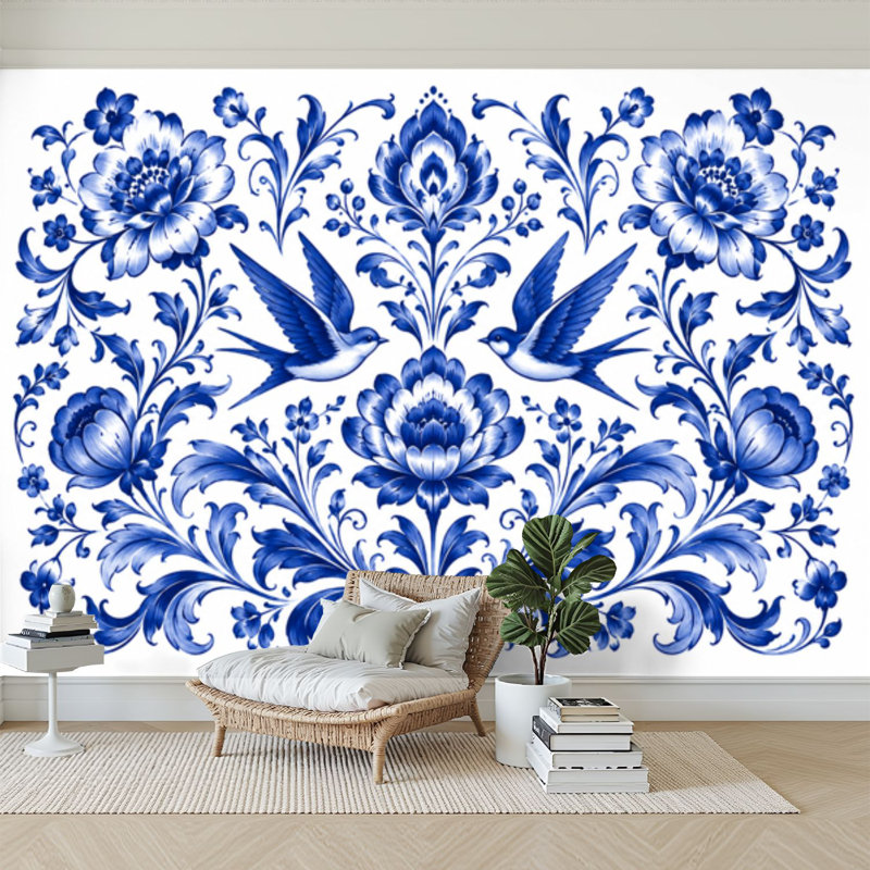 Papier peint adhésif auto-adhésif moderne pour la chambre à coucher L 69 po x l 96 po Peel and Stick