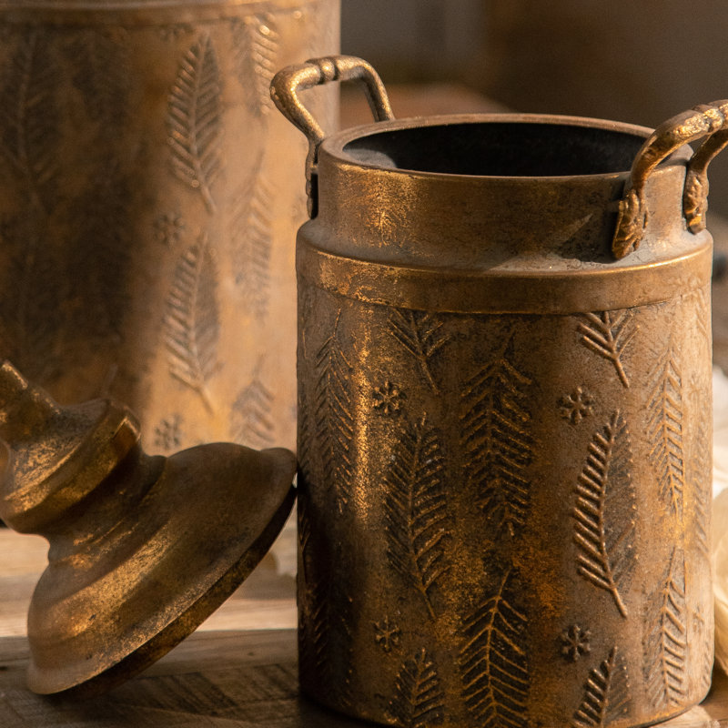 Ensemble de vases rustiques à deux poignées, 2, Petit et grand