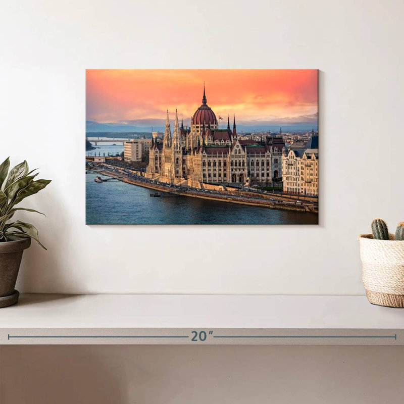 Nicci Hungarian Parliament In Budapest, 8" H x 12" W