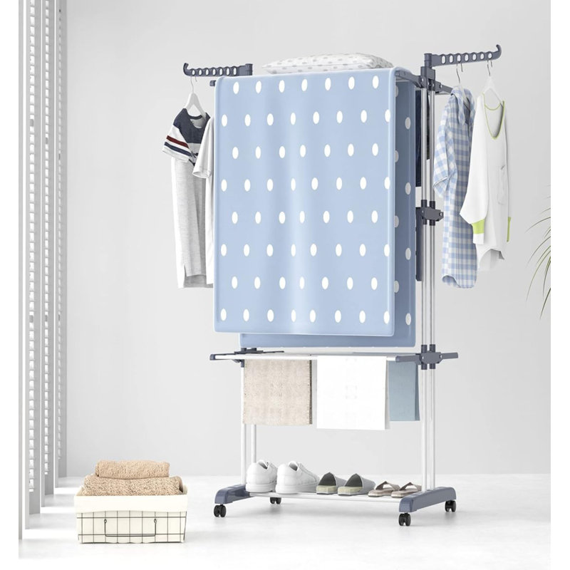 126cm Rolling Clothing Rack